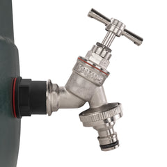 Water Butt Kit 3/4" with Nickel Plated Quick Connect Tap
