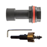 Water Butt Extension 1/2" BSPM-F with Nut and Washers and Drill Bit