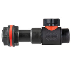 Water Butt Extension Kit 3/4" with 3/4" BSP In-Line Valve and Drill Bit