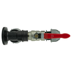 Wall Flange Kit 25mm MDPE + Lever Valve + 20mm MDPE Straight