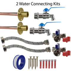 Simple Lever Tap STANDARD Connection Kit x2