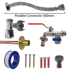 Double Lever Tap FULL Connection Kit