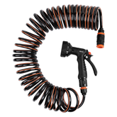10 Metre Spiral Hose with Multi-Function Sprayer Set