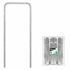 Weed Matting Metal Hold Down Pegs/Staples 30mmx 150mm (Pack of 100)