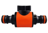 Cost Wise Snap On Male-Male In Line Valve Black/Orange
