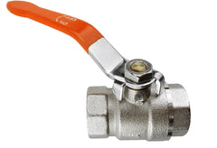 Brass Nickel-Plated Lever Valve 3/4" BSPF