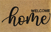Doormat 60cm x 40cm - 'Welcome Home' - Absorbent Coir Mat for Indoor/Outdoor
