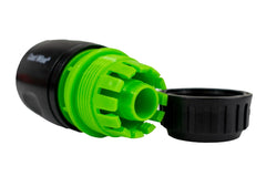 Female Hose Connector, 1/2" or 5/8" Hose, Green