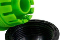 Female Hose Connector, 1/2" or 5/8" Hose, Green