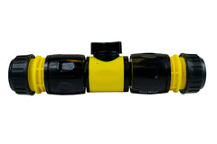 Cost Wise Snap On Male-Male In Line Valve Kit Yellow/Black