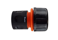 Female Hose Connector Max Flo 1" Hose Black/Orange