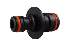 Two Way Adaptor Max Flo to Standard Snap-On Male Black/Orange