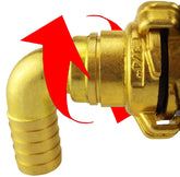Claw Brass - Swivel Elbow 3/4" Hose