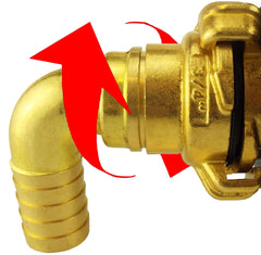 Claw Brass - Swivel Elbow 1" Hose