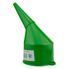 Angled Car Fuel Funnel with Filter, Green