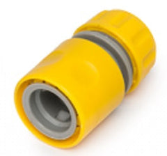 Hose Connectors Set With Nozzle Yellow