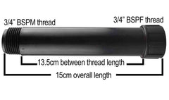 Water Filter 3/4" BSPM-F