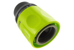 Female Hose Connector with 3/4" BSPM Thread Lime