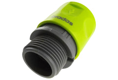 Female Hose Connector with 3/4" BSPM Thread Lime