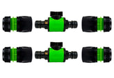 Cost Wise Snap On Male-Male In Line Valve Kit Black/Green