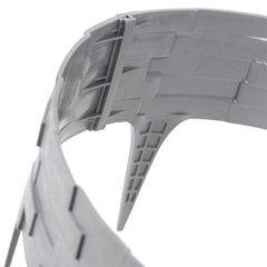 Lawn Edging, Plastic Palisade Slate Effect, 2.38m, Gray