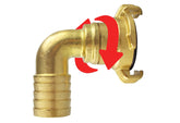 Claw Brass - Swivel Elbow 1/2" Hose