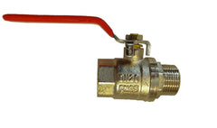 Brass Nickel-Plated Lever Valve 2" BSPM-F