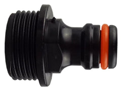 Male Tap Connector 3/4" BSPM Black