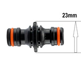 Two Way Connector Male 23mm Black