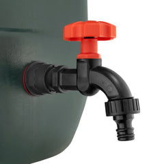 Water Butts Kit 1/2" With PP Black Tap and Drill Bit