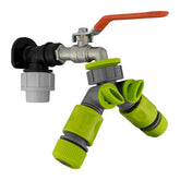 Wall Flange Kit 20mm MDPE - Lever Tap & Two Way Splitter & Connectors