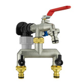 Wall Flange Kit 20mm MDPE - Double Tap with Triple Outlet