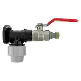 Wall Flange Kit 20mm MDPE - Lever Valve & Snap On