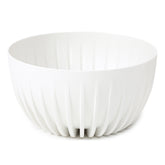 Mira Bowl Pot, Insert and Hole with Plug 300mm White