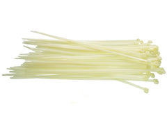 100 Cable Ties (2.5mm x 200mm) Neutral