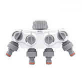 White Line 4-way Manifold with 1 "or 3/4" BSP Tap Connection