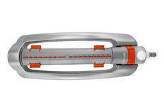 Metal Variable-Width Oscillating Sprinkler White Line