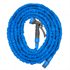 Expanding Trick Hose 5m - 15m Blue