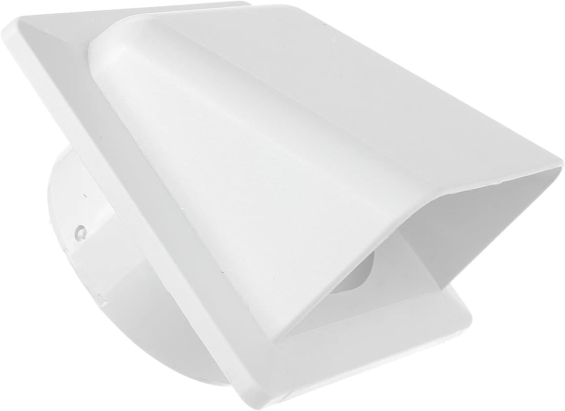 External White Louvre Vent  KRD/100 fi100mm