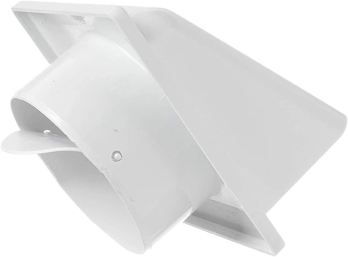 External White Louvre Vent  KRD/100 fi100mm