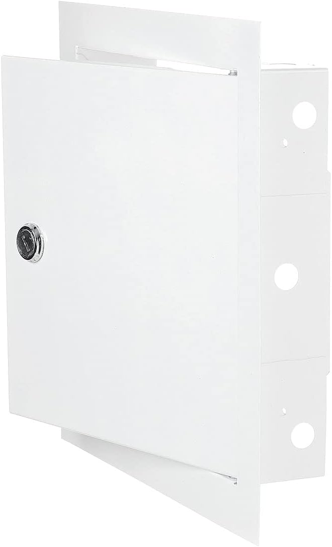 Access Panel Door Metal With Lock, White 500mm x 500mm