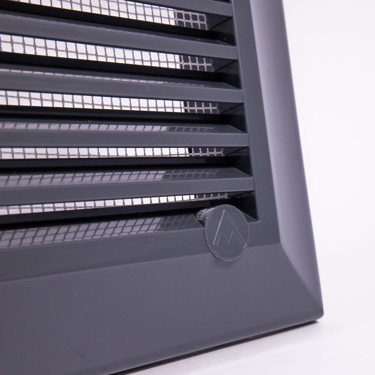 Louvre Vent Graphite Duo Smart 135G 135mm With Fly Mesh