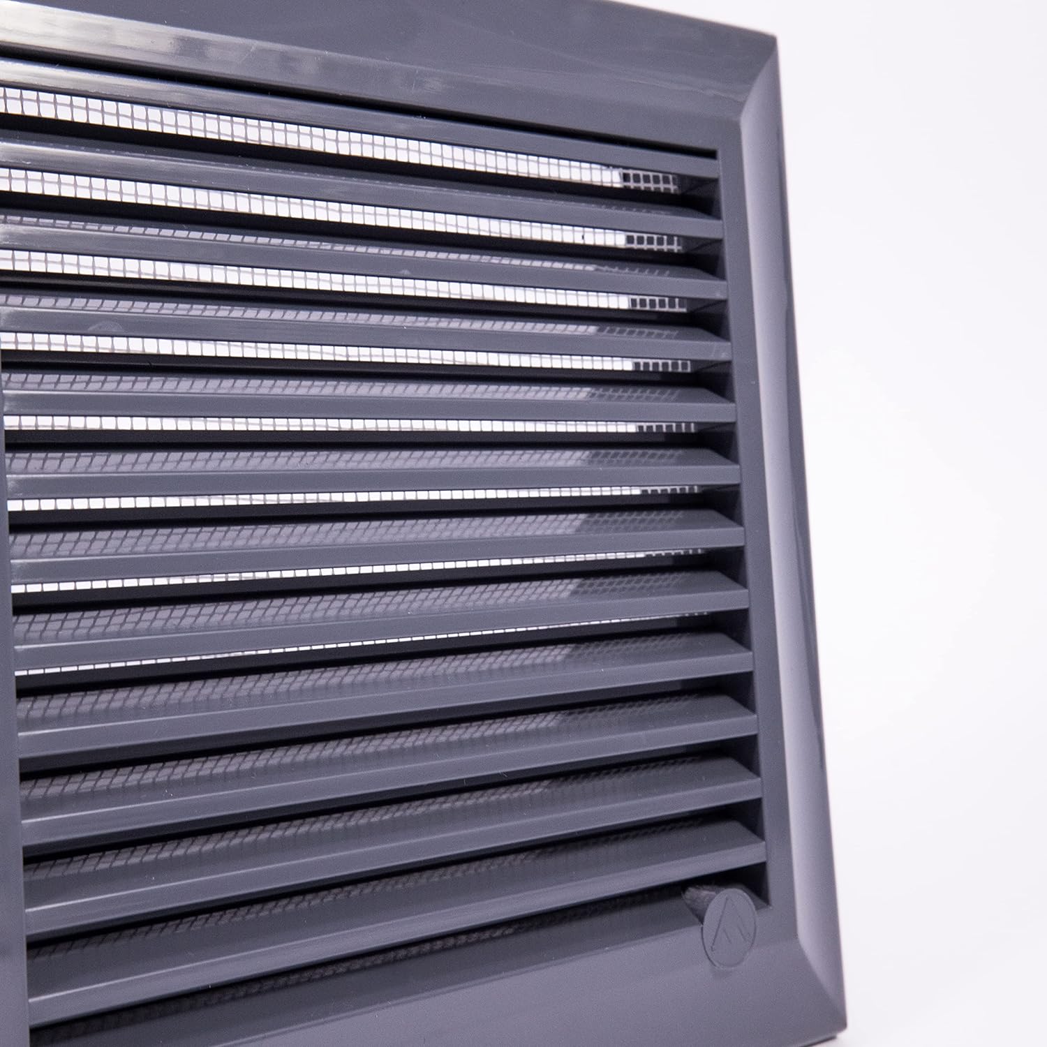 Louvre Vent Graphite Duo Smart 140/210 140mm X 210mm With Fly Mesh