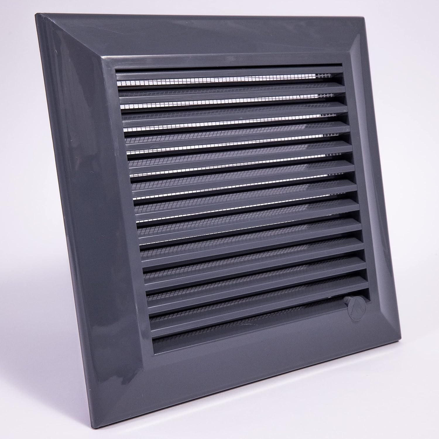 Louvre Vent Graphite Duo Smart 140/210 140mm X 210mm With Fly Mesh