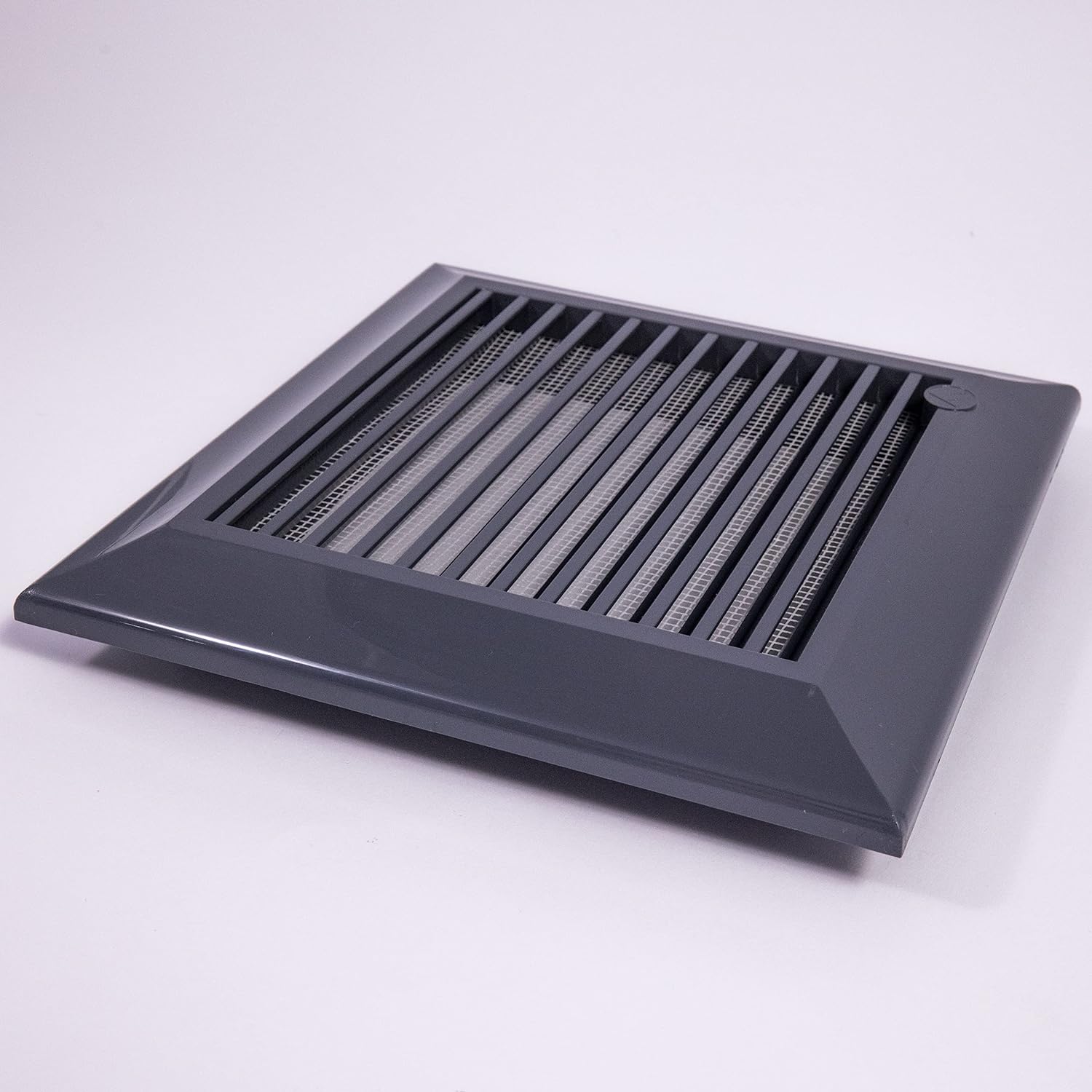Louvre Vent Graphite Duo Smart 140/210 140mm X 210mm With Fly Mesh