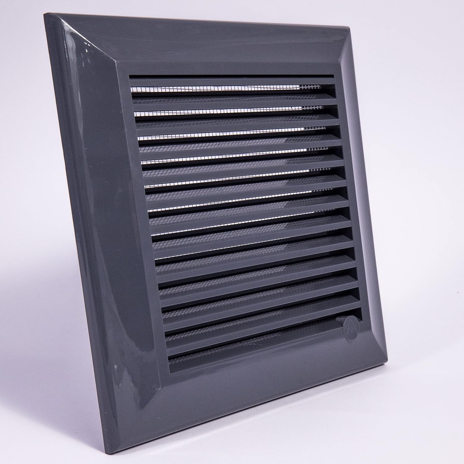 Louvre Vent Graphite Duo Smart 135G 135mm With Fly Mesh