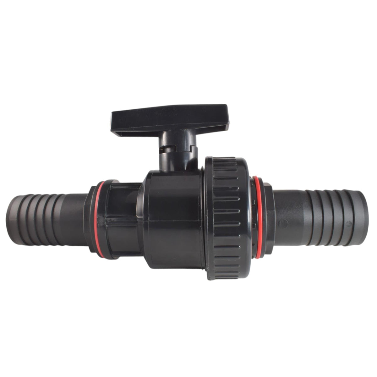 Full Flow Single Union Ball Valve 3"BSPF with 75mm Barb Connector Kit