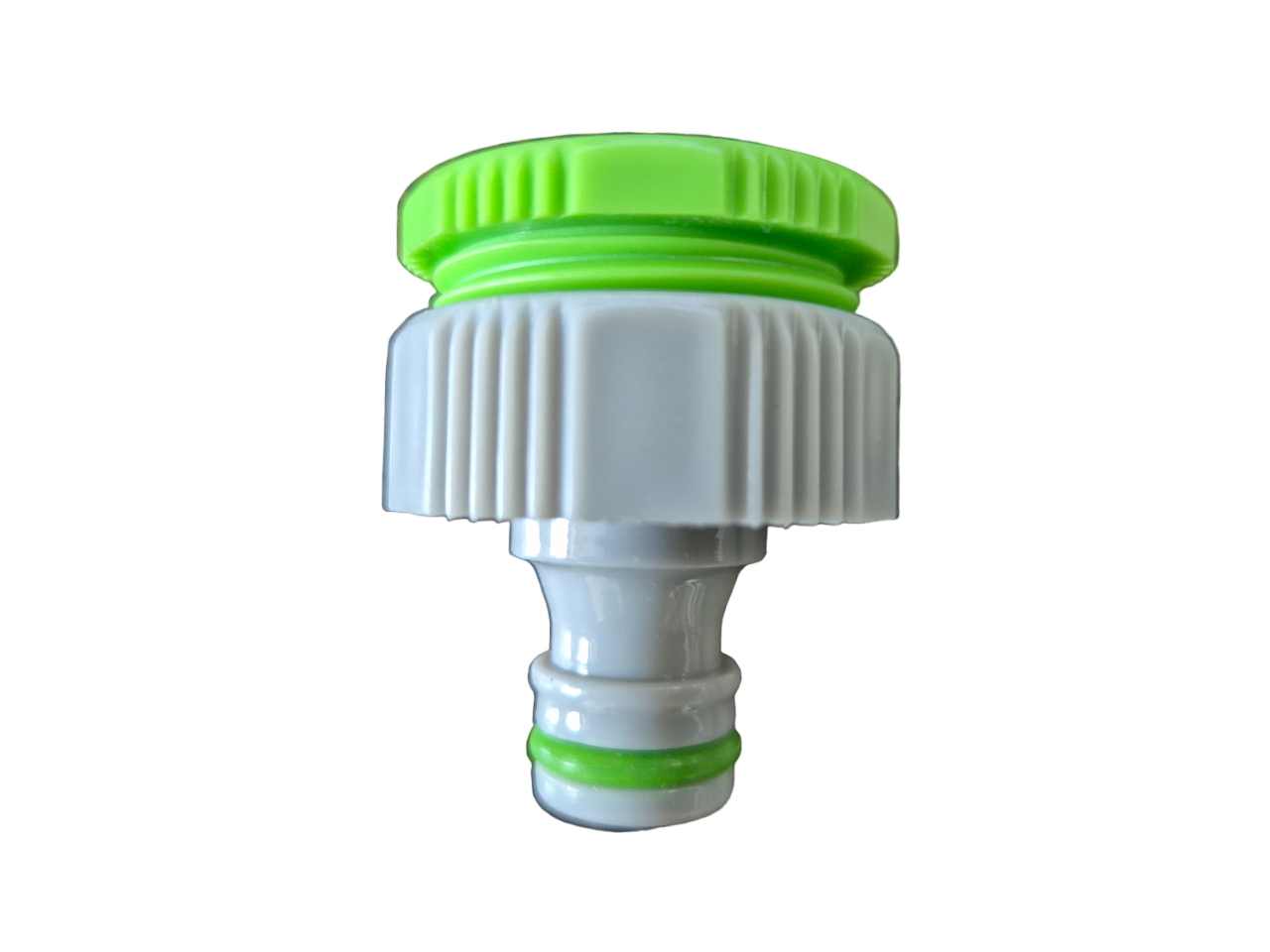 Female Tap Connector 3/4" or 1/2" BSP Female, Green/Gray