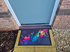 Doormat 75cm x 45cm - Fingertip Type A - Absorbent Coir Mat for Indoor/Outdoor