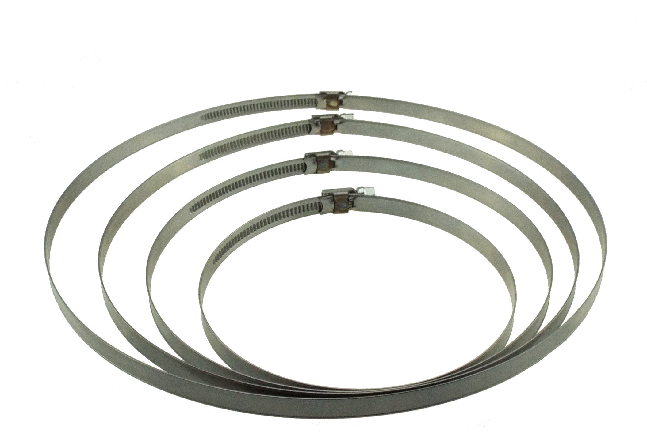 A2 Hose Clip 100mm-120mm - Adjustable 304 Stainless Steel Duct Clamps Hose Pipe Clamps Air Ducting Clamp Worm Drive Hose Clamps